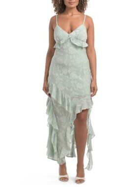 thirty thirty green dress 1930s Velvet Evening Dress
